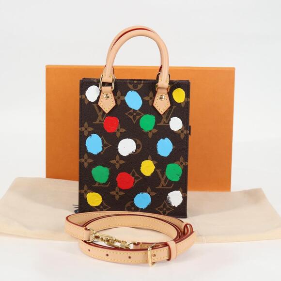 LOUIS VUITTON Monogram Yayoi Kusama Petit Sac Plat Bag M81867 - Picture 12 of 16